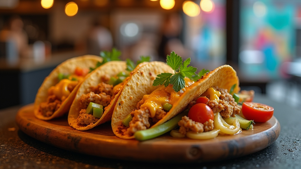 Client utilisant l'application mobile Chamas Tacos pour commander