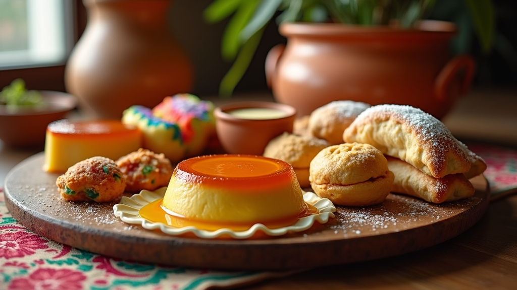 Assortiment coloré de desserts mexicains traditionnels