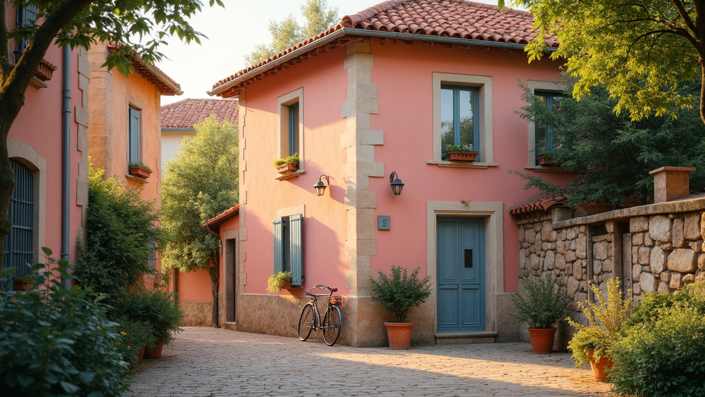 Quartier résidentiel de Toulouse avec maisons individuelles et espaces verts