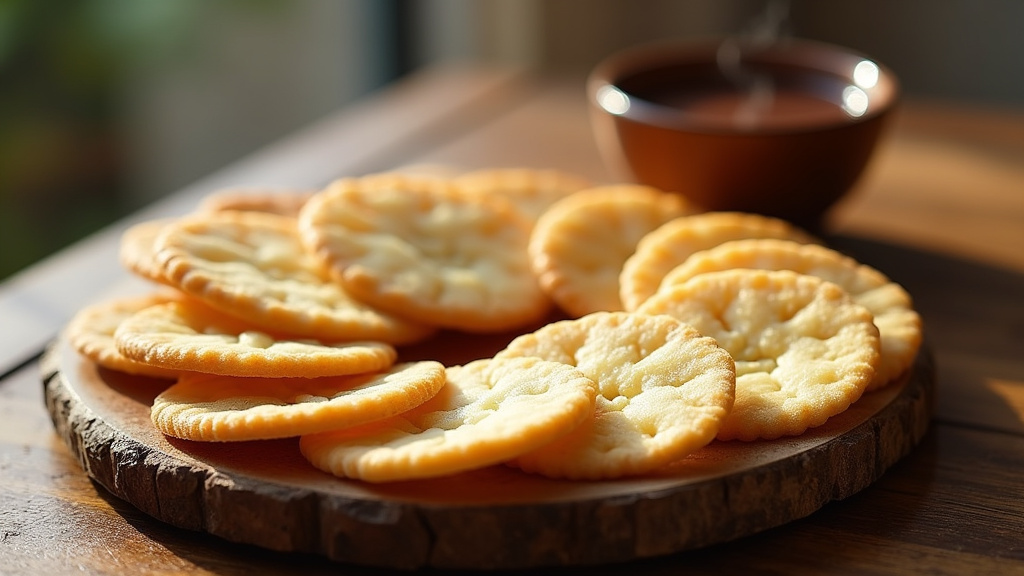 Boîte en verre remplie de langues de chat croustillantes