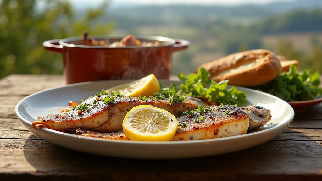 Vue des gîtes rénovés à côté du restaurant Chez Mimi à Raulhac